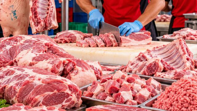 Tay Kee Frozen Food product fresh pork meat V02A