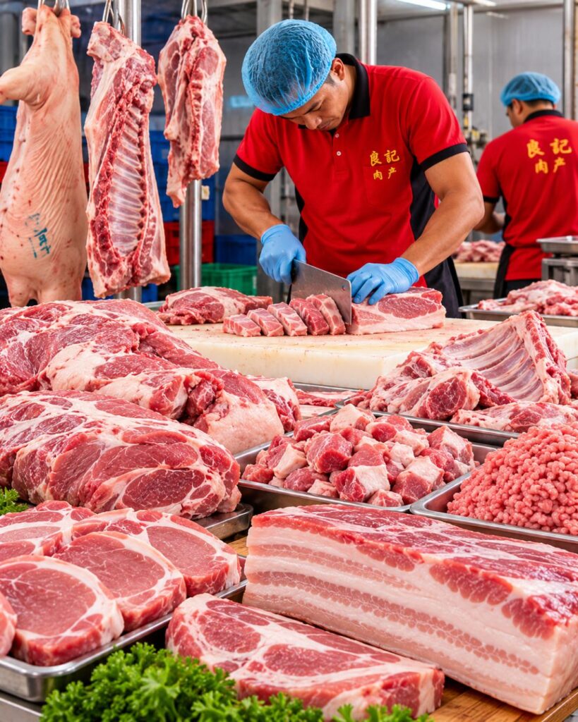 Tay Kee Frozen Food product fresh pork meat V02A